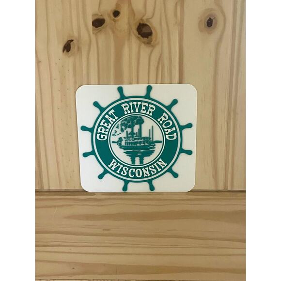 Wisconsin Great River Road Sign 3D Design - Picture 1 of 2